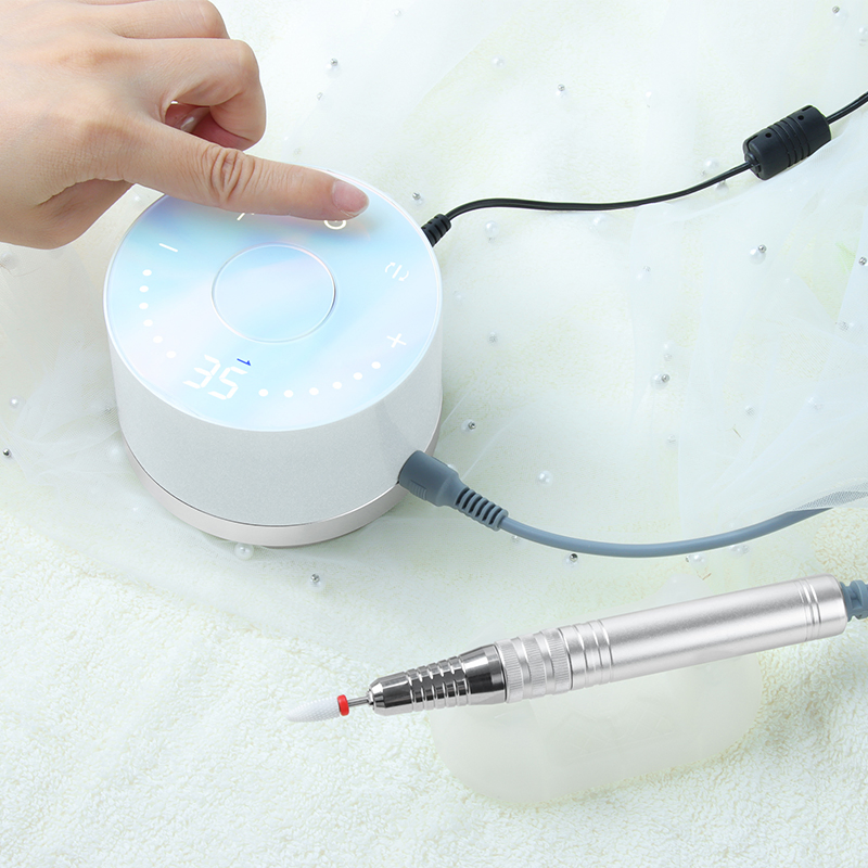 Professional Portable Brushless Motor 35000rpm Nail Drill Machine Manicure Pedicure File Salon Use