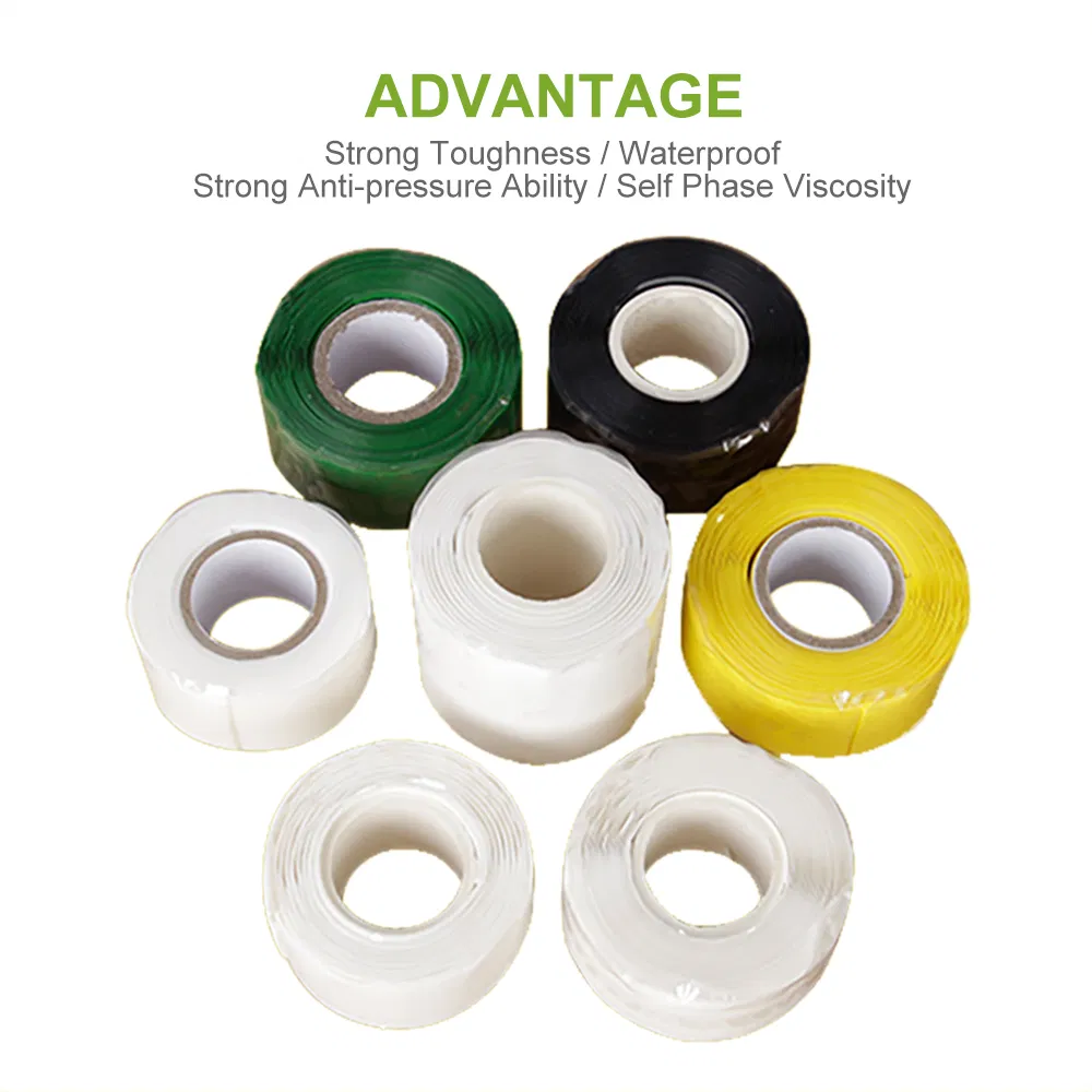 High-Temperature Resistant Silicone Rubber Self-Fusing Tape Self-Adhesive Tape for Extreme Environment Sealing