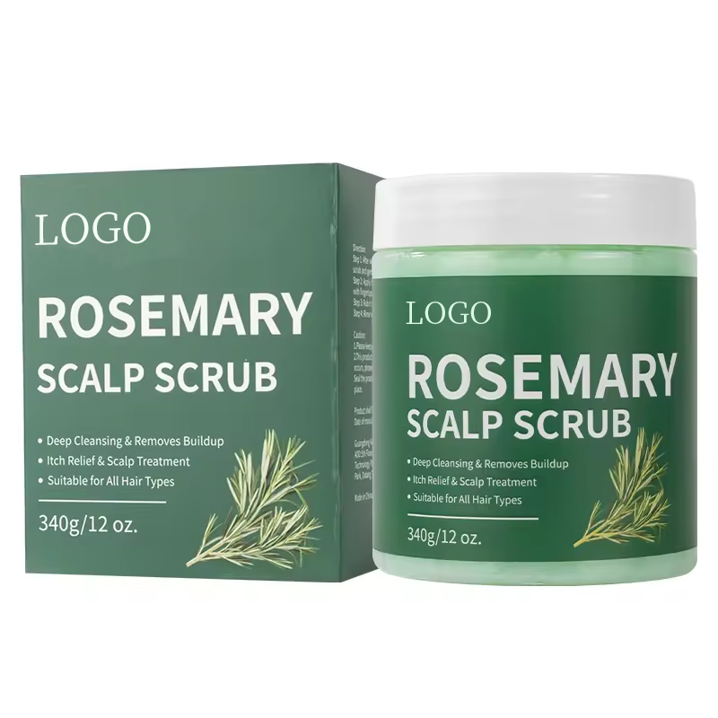 Ditong Osemary Scalp Scrub for Hair Growth Clarifying Exfoliating Moisturizing Gentle Deep Clean 340g Rosemary Scalp Scrub