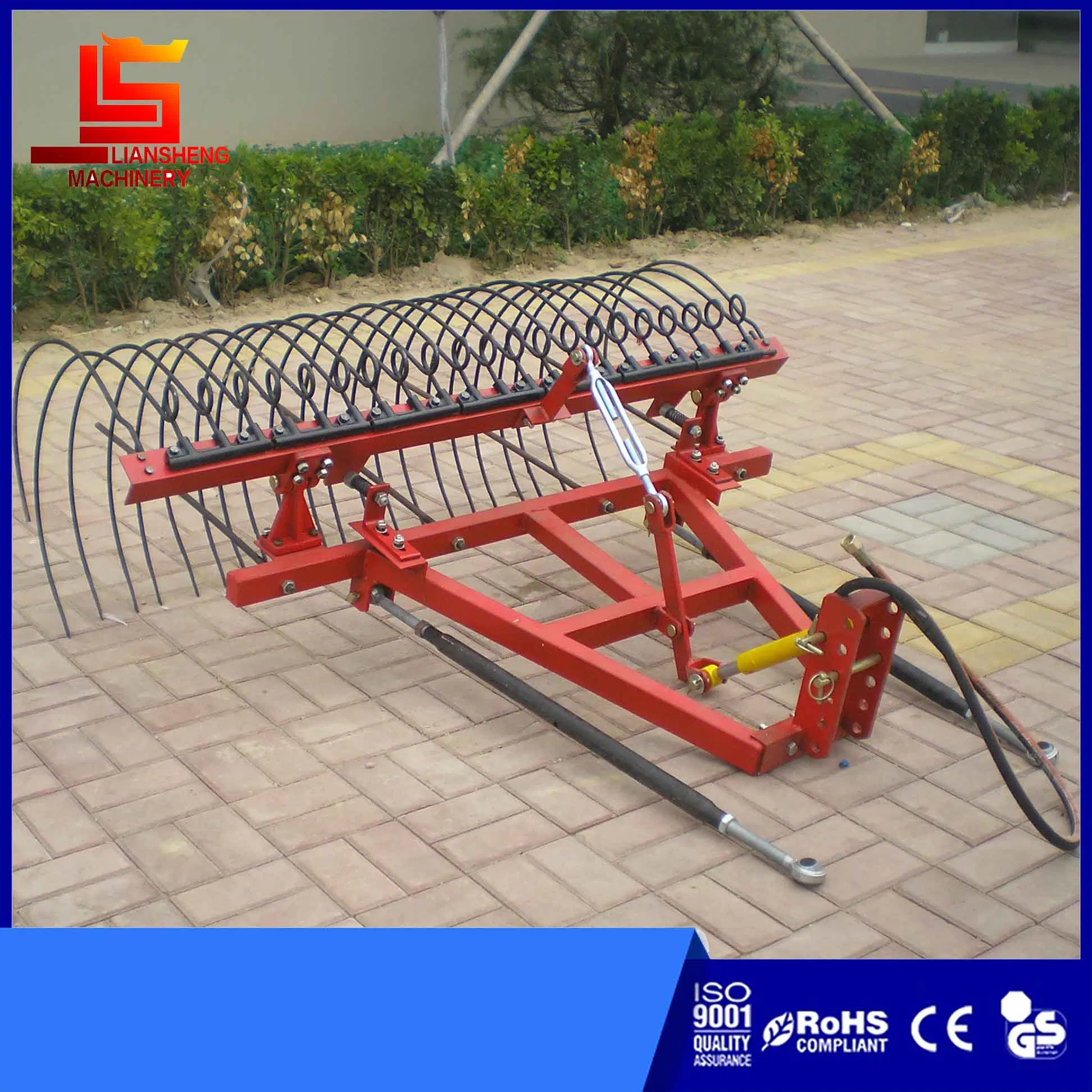 Hay Rake for Small Tractor Grass Raker Pasture Collecting Machine Forage Harvester