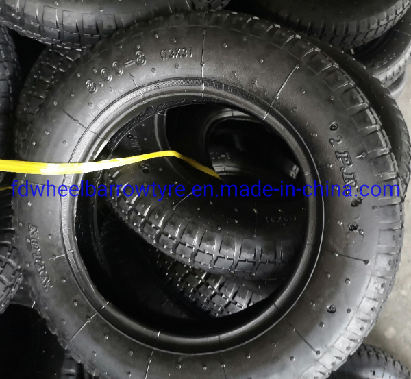 Шина 3.50-8 для тачки с грунтозацепным протектором