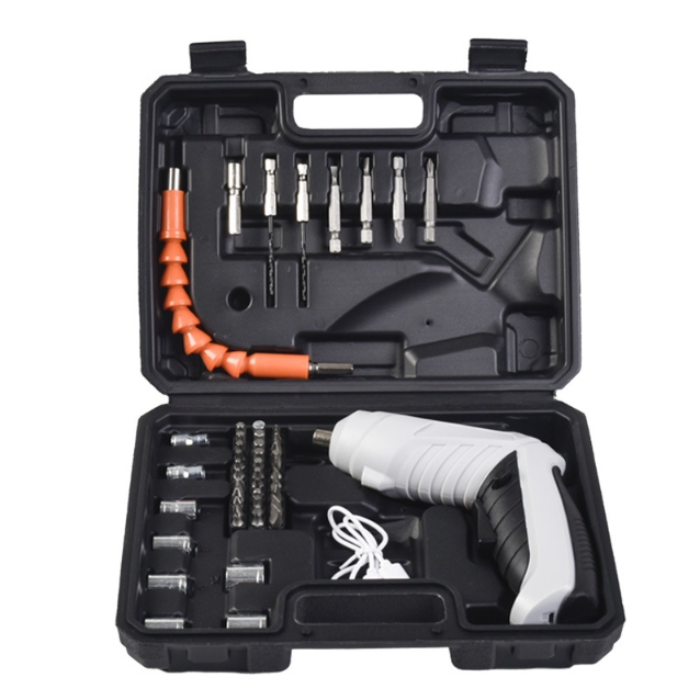 Электрическая отвертка 3.6V, 47 предметов, 3.5 Н/м