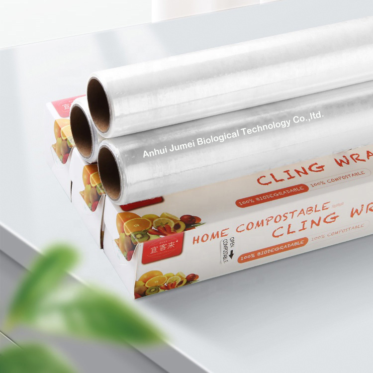 Industrial Cling Film Compostable Food Wrap Heavy Duty Clear Wrap