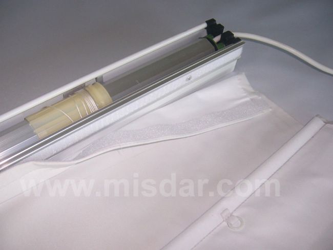 Electric Roman Blinds for Blackout Fabric