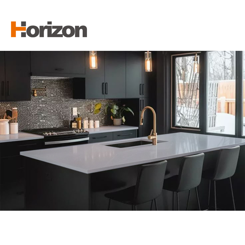 Flooring Stone Yk135 Own Mines Jade Countertop Horizon Quartz Slab Artificial Stone