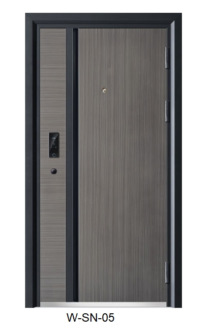 Exterior Water Proof and Sunproof Security Steel Metal Iron Door