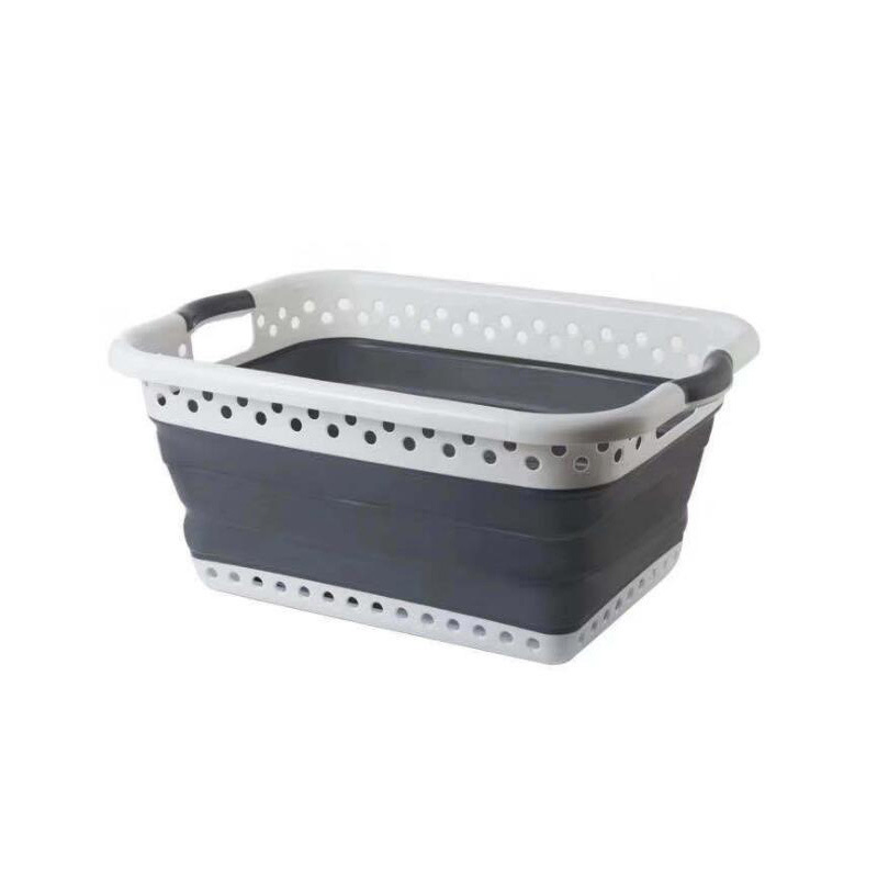 Collapsible Laundry Basket Washing Clothes Bin Pop-up Space Saving Foldable Bucket Wbb15642
