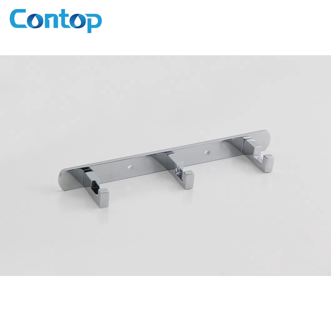 Двойной крючок для одежды Contop, хром, латунь