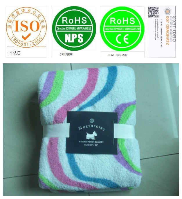 100% Polyester Super Soft New Printed Coral Fleece Blankets