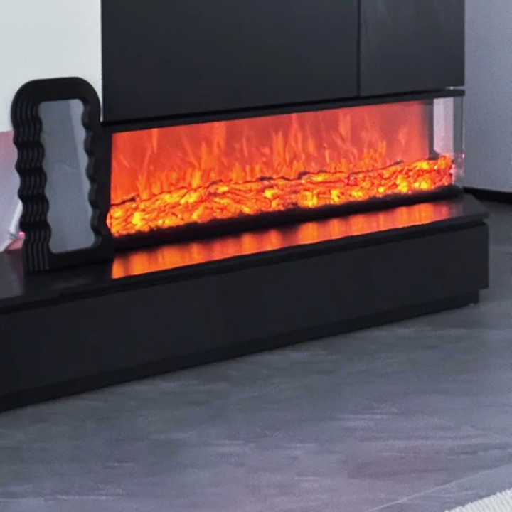 New Luxurious Modern Home Appliance Home Furniture 3 Sided Electric Fireplace
