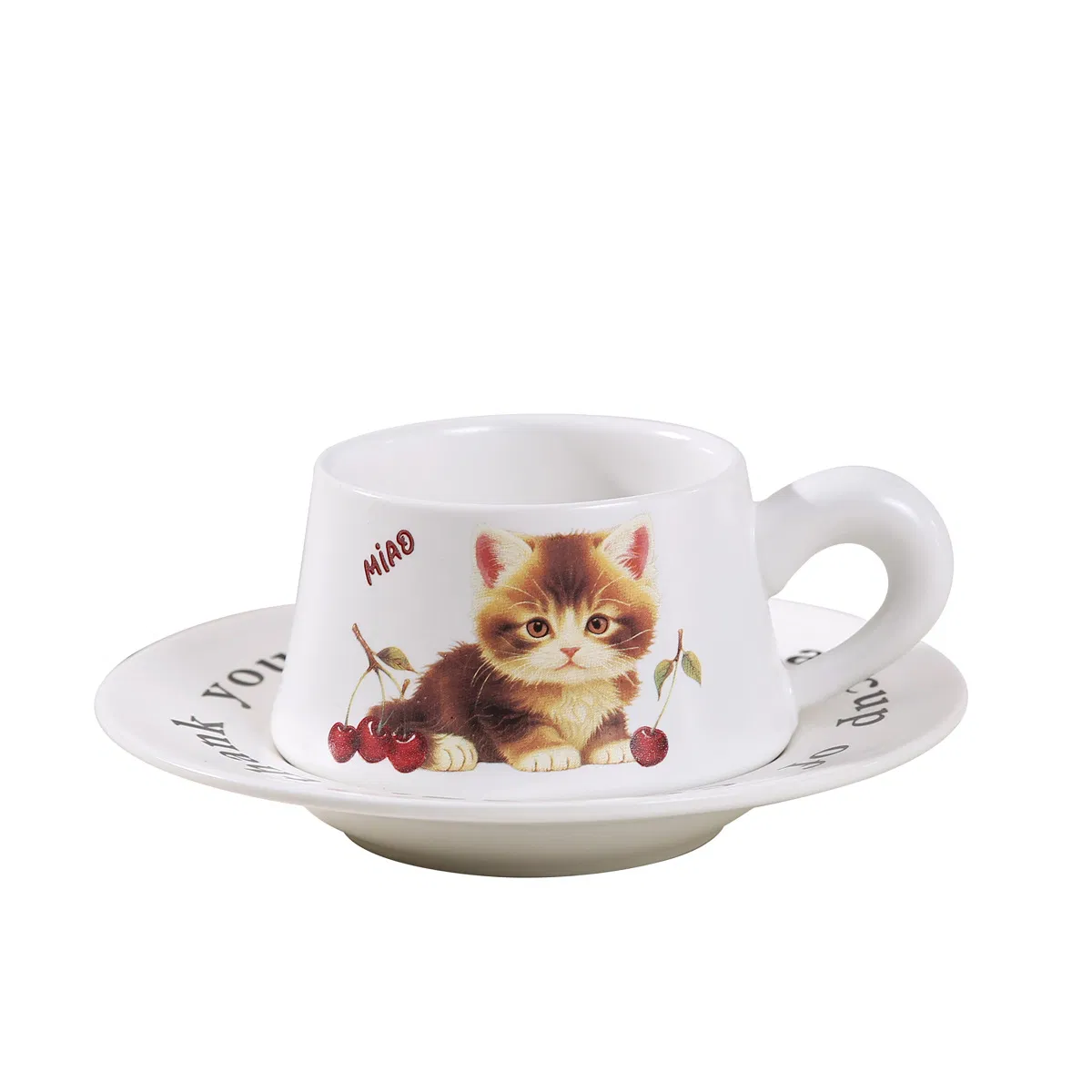 Cartoon Ceramic Mug Sets: Gift, Opening, Anniversary, Wedding