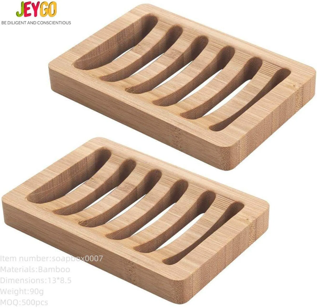 Wholesale Customizable 100% High-Quality Wooden Soap Dishes