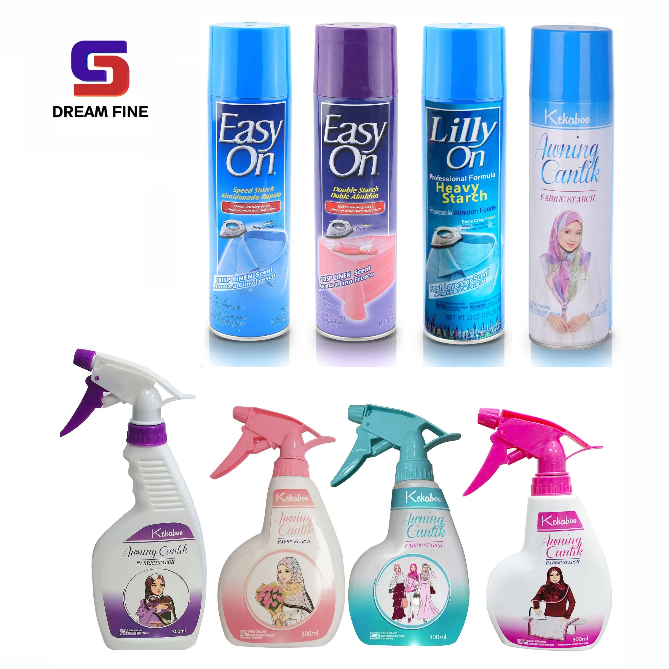 Fabulon Natual Ironing Aid Speed Starch Spray for Cloths Hijab