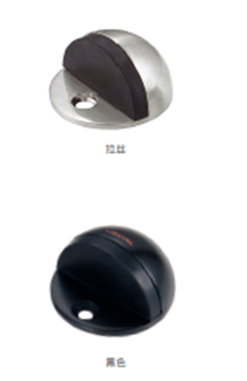 Punch-Free Stainless Steel Rubber Caps Rubber Door Stop