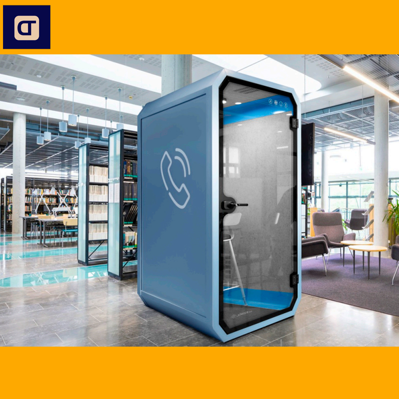 High Quality Customized Soundproof Office Phone Booth Privacy Pod