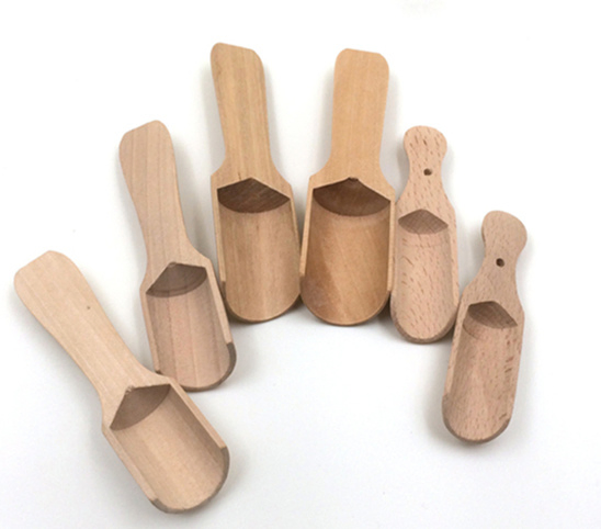 China Wholesale Wooden Salt Scoop
