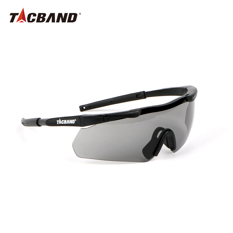 Tacband Tactical Lightweight Semi-Rimless Frame Hunting Shooting 3-Lens Set Safety Glasses