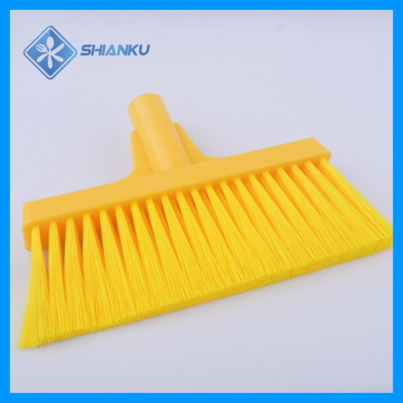 Shianku Industrial Food Grade Broom Soft Bristles Lobby Floor Cleaning Broom Head