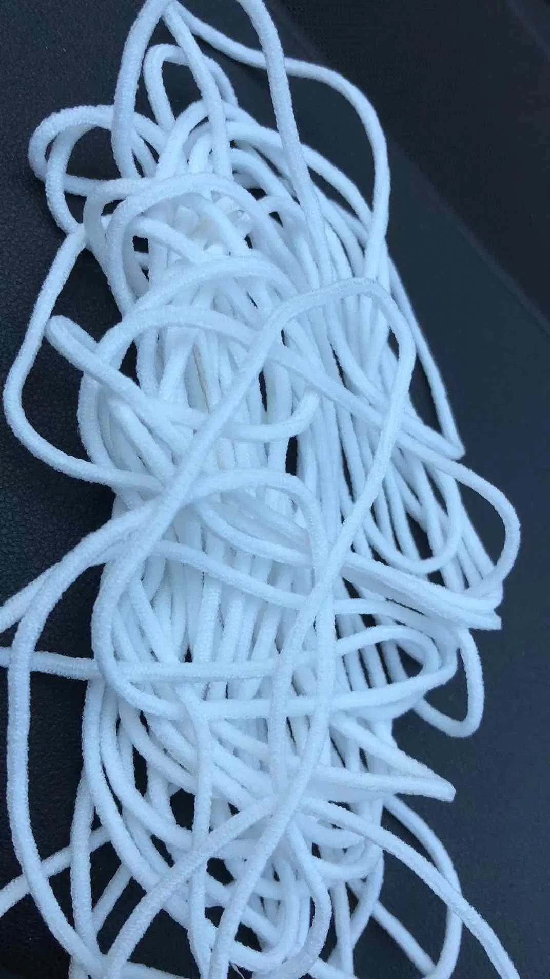 3mm 4mm 5mm Face Mask Rope Ear Loop Elastic for Disposable Face Mask in Stock