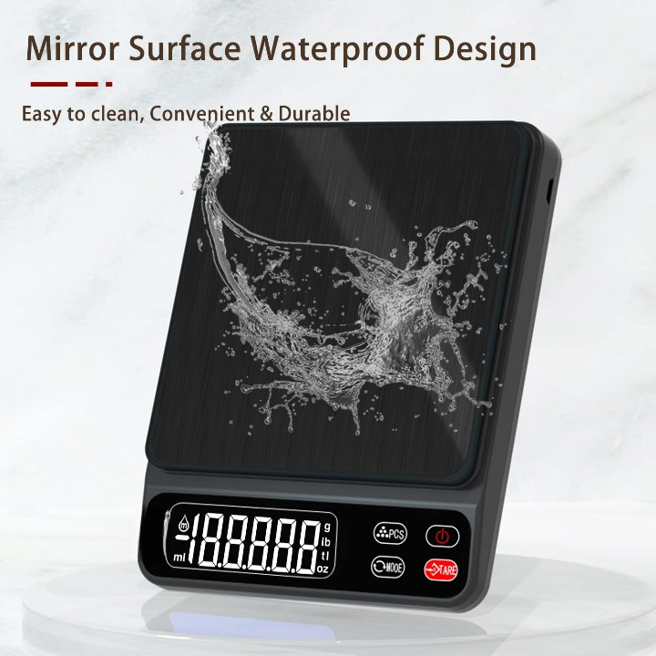 Кухонные весы цифровые с подсветкой для кулинарии
