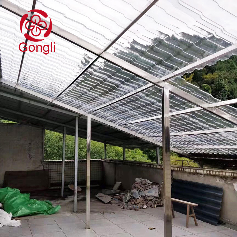 Clear PC Roofing Sheets for Natural Light