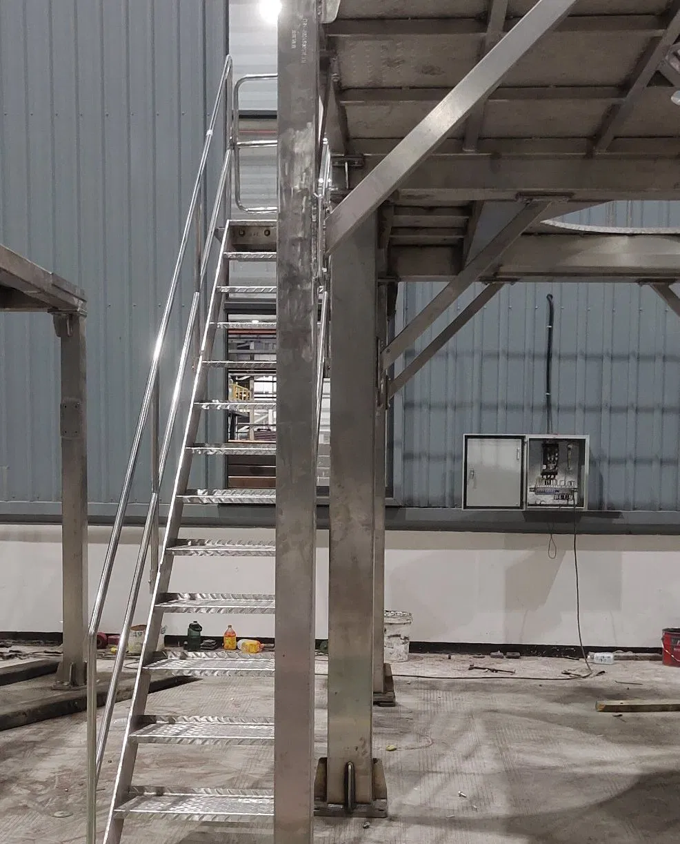 New Product Corrosion-Resistant Commercial Steel Staircases for Office Building