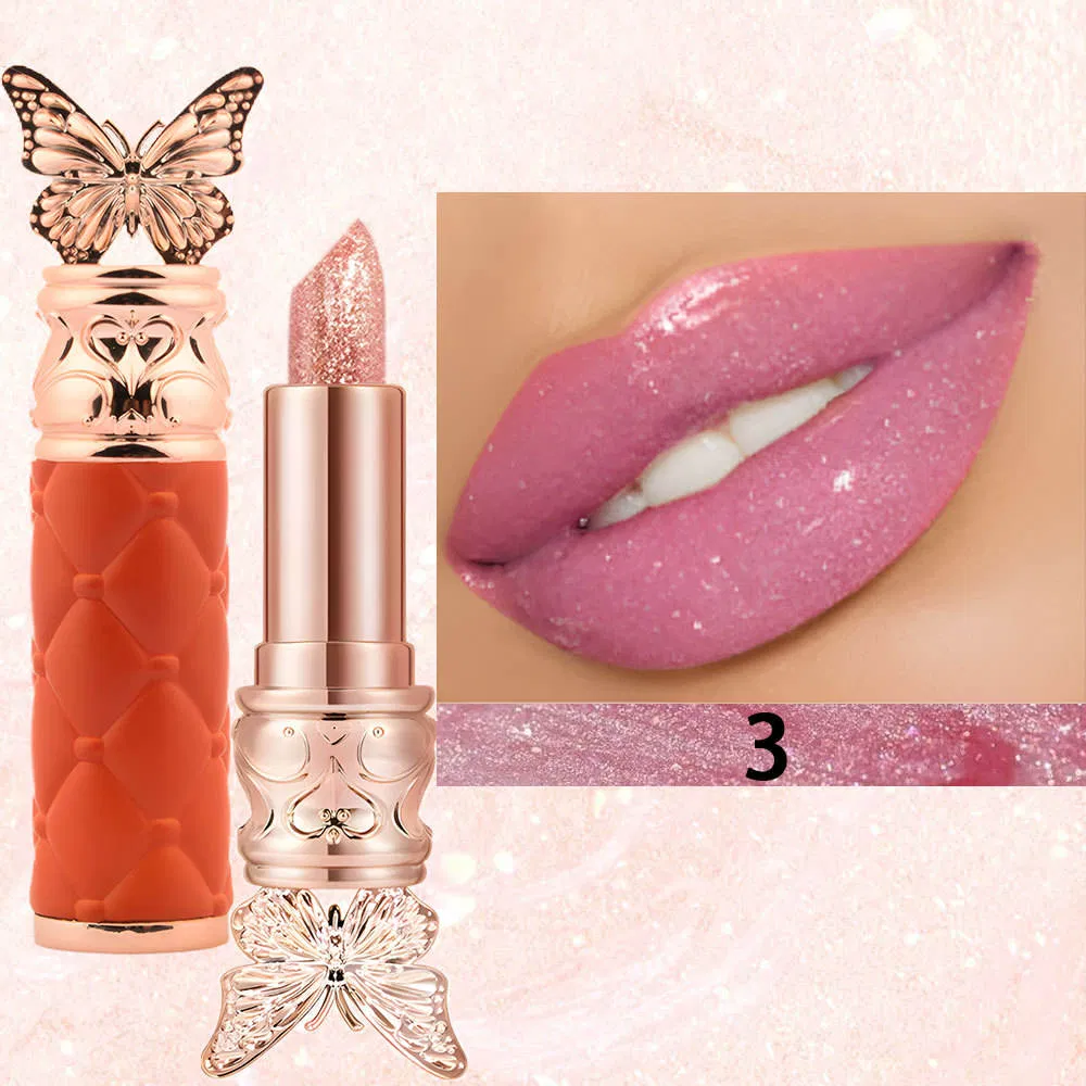 3 Colors Vegan Vitamin C Moisturizing Long Lasting Matte Cream Liquid Lipstick