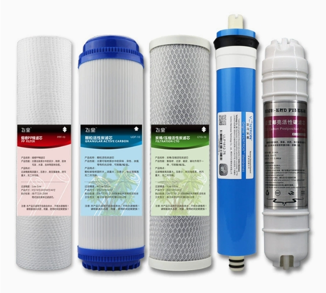 Reverse Osmosis System Replacement Filter Set 5 Stage Filters