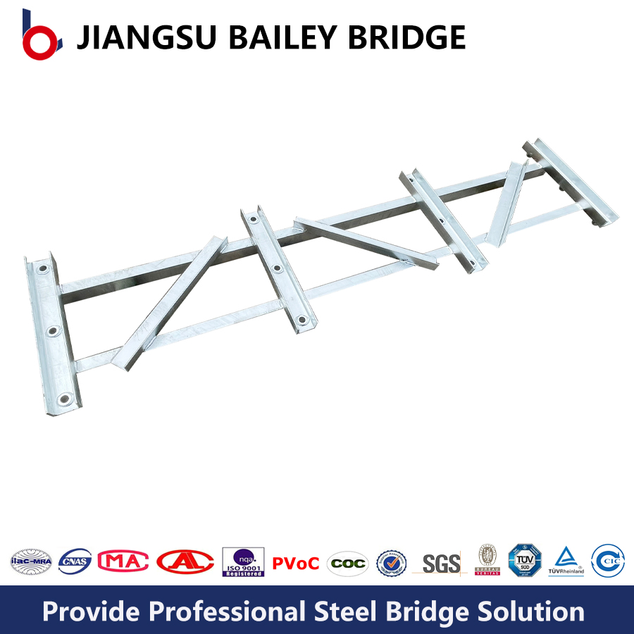 Innovative Adjustable Sturdy Horizontal Frame for Bailey Bridge