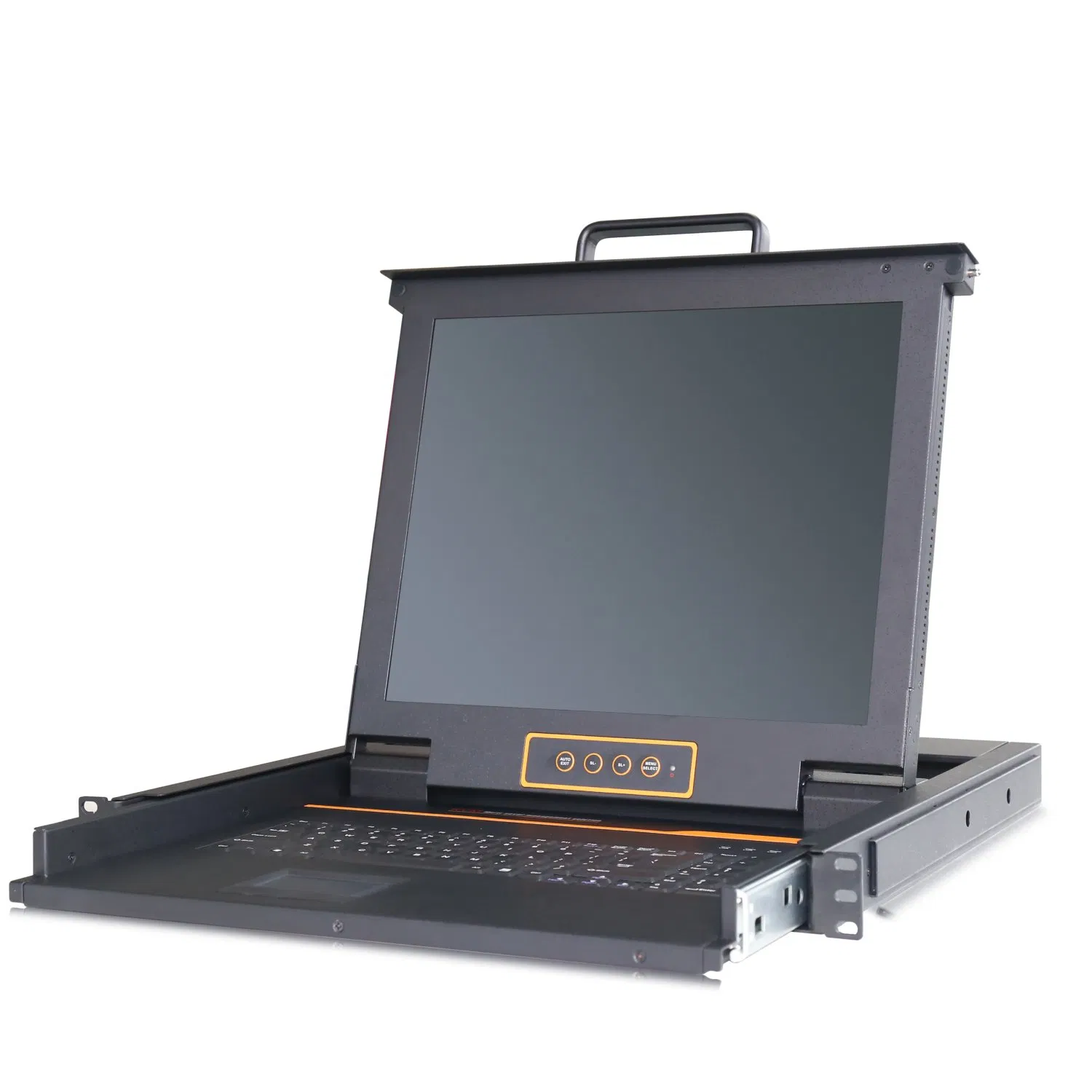 1u Rack-Mount Single Port LCD Kvm Console 19'' USB DVI Support