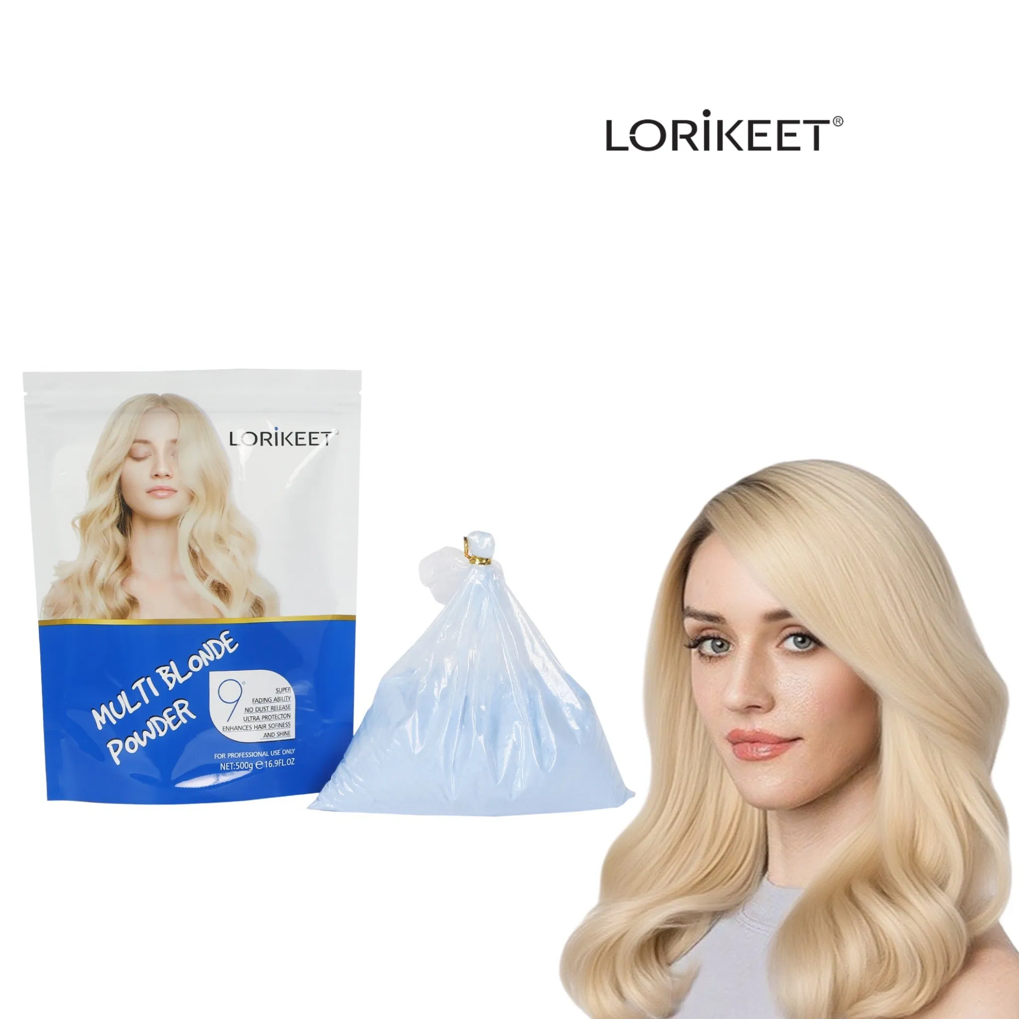 High Quality Bleach Powder Lift up to 9 Level Dust Free Hair Color Bleaching Powder