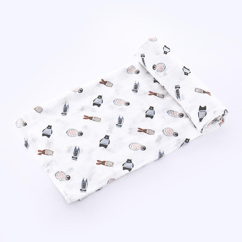 High Quality Animal Cartoon Elephant Baby Blanket New Born Infant Baby Security Custom Blanket