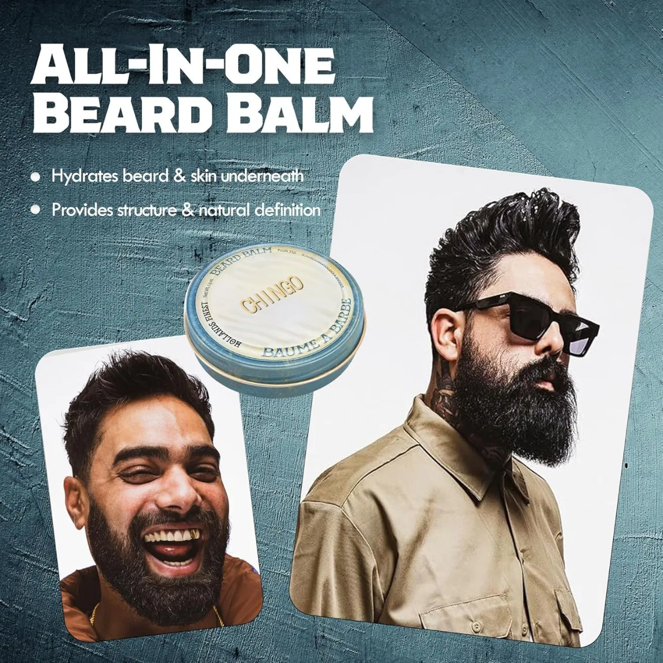 Affordable Beard Balm Easy Application Delivers Long-Lasting Density