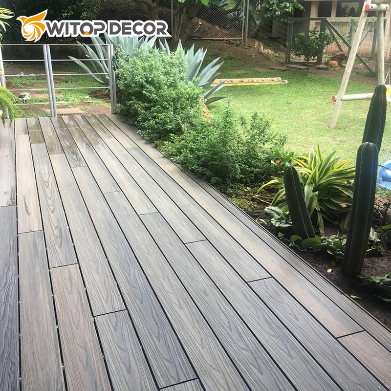 Wooden Deck Tiles and Structure WPC Swimming Pool Decking Wood Flooring
