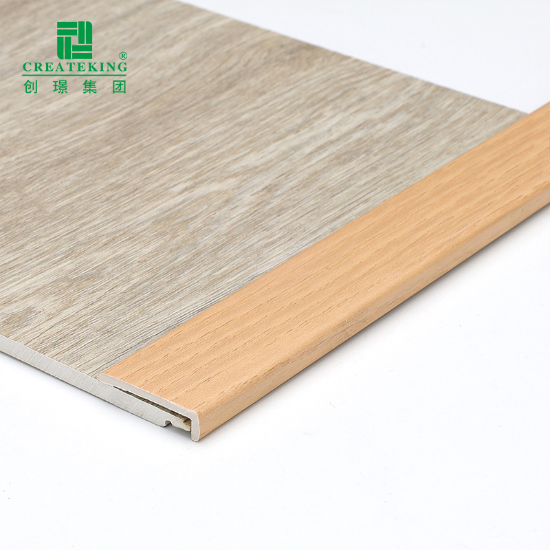 China Factory Customized Multicolor 24*4mm Waterproof L-Shaped UPVC Flooring Profiles