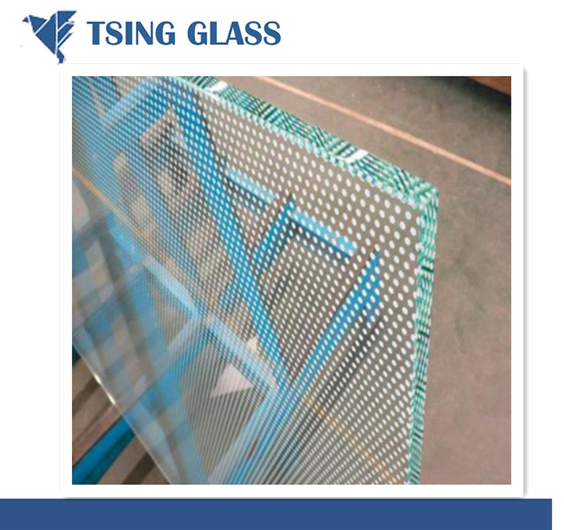 Enameled Ceramic Fritted Frit Tempered Toughened Silk Screen Digital Printed Printing Architectural Glass 4mm 5mm 6mm 8mm 10mm 12mm