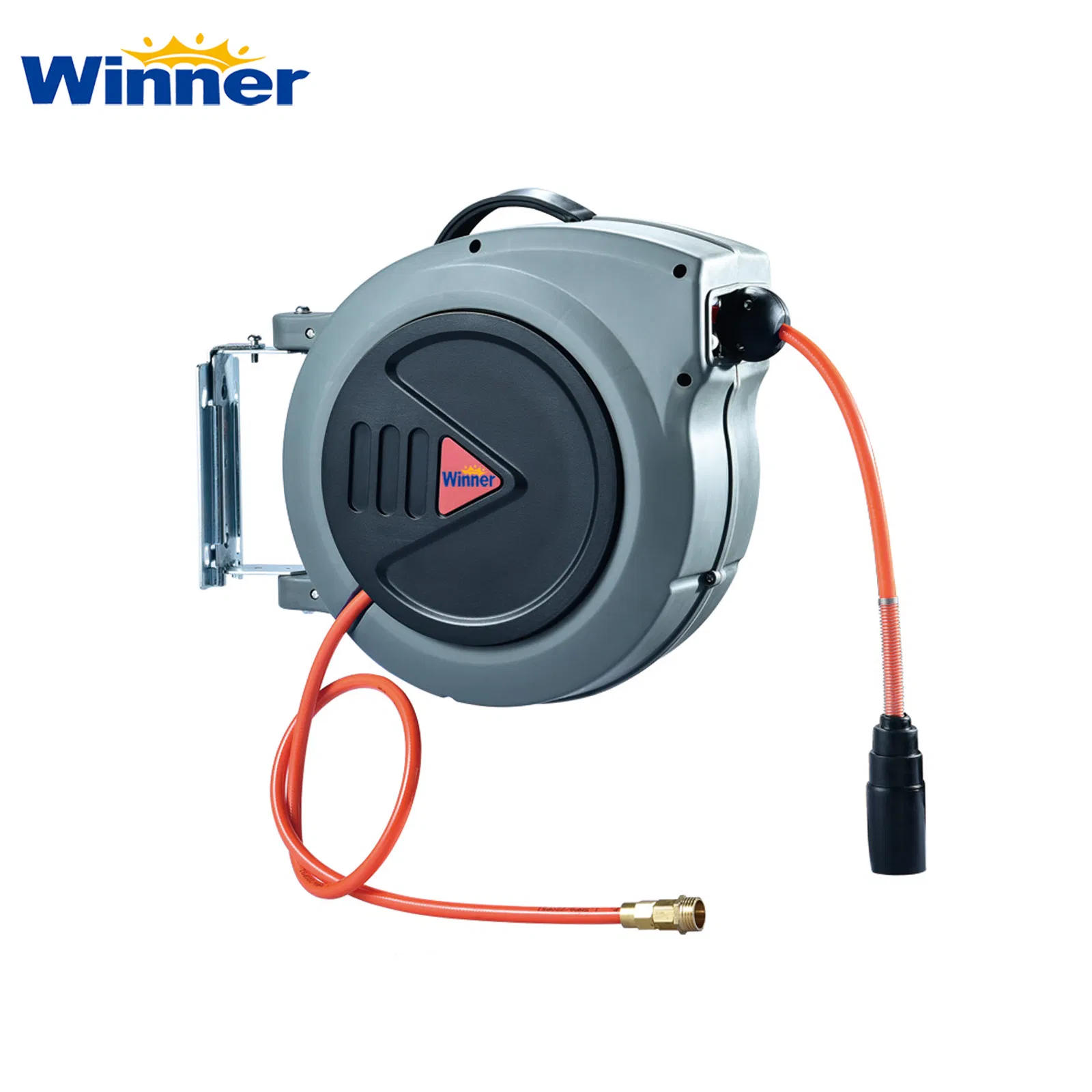 Winner Retractable Auto Rewind Water Hose Reel Bracket Wall Mount