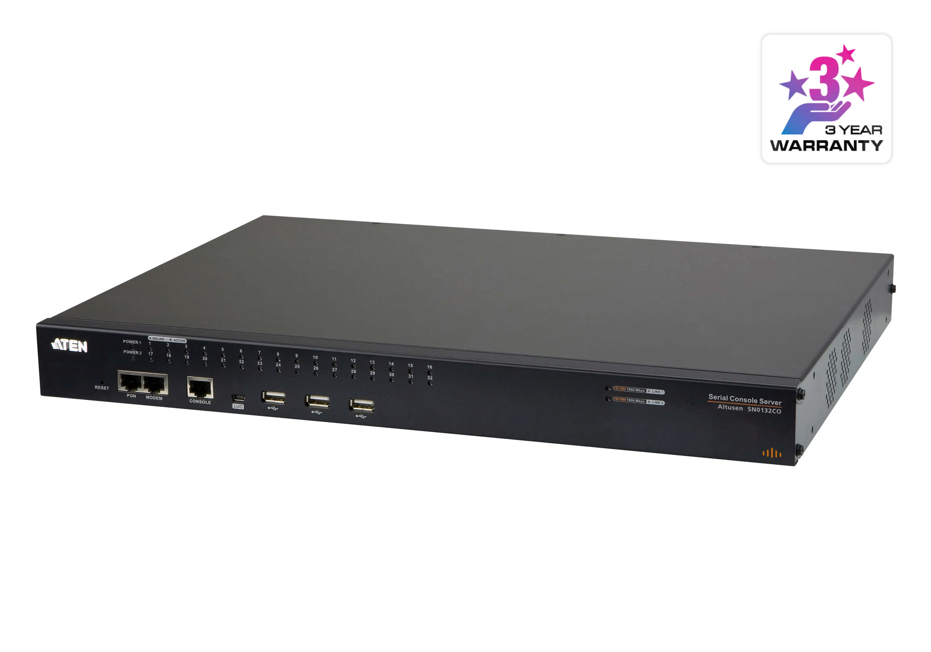 ATEN SN0132CO: 32-портовый сервер последовательных консолей