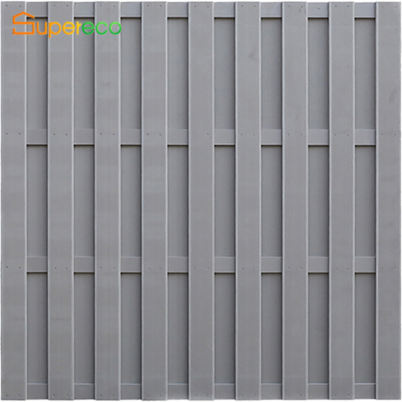 Worry-Free Service Easy Install WPC Fence Wood Plastic Composite Garden Fence