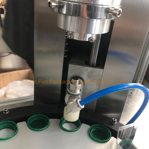 Face Cream Bottle Cover / Lid / Cap Lining Machine
