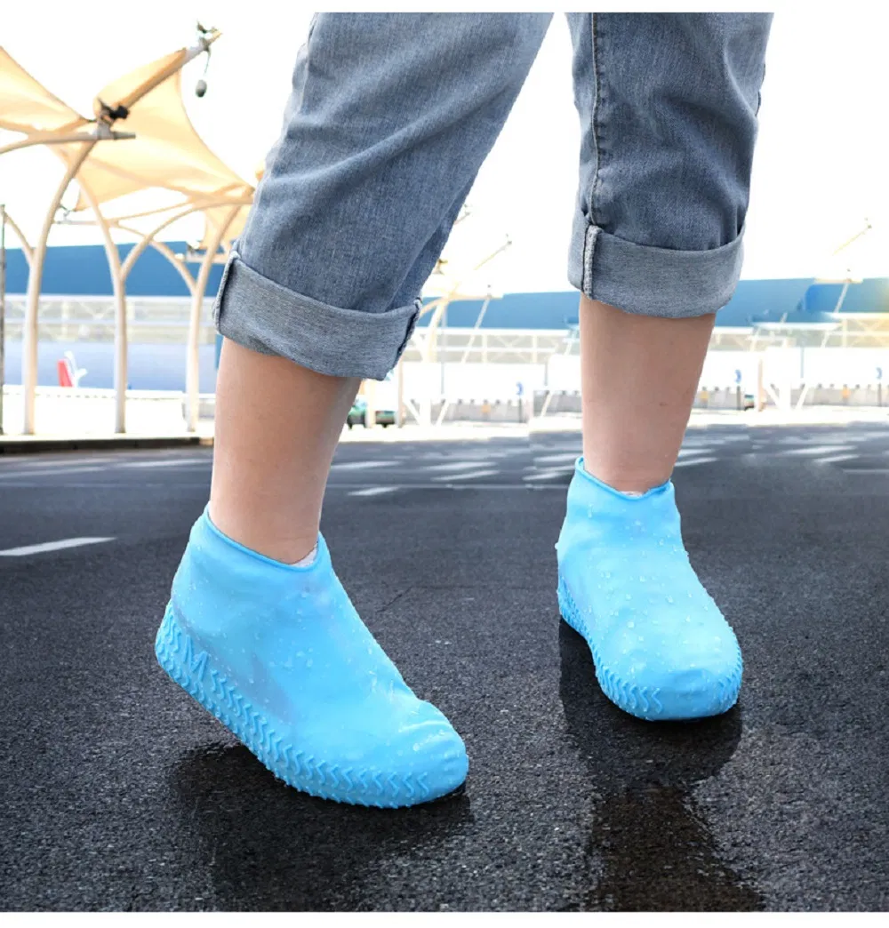 Thicken Silicone Rain Boots, Women, Men Silicone Rain Shoe Covers Wyz17251