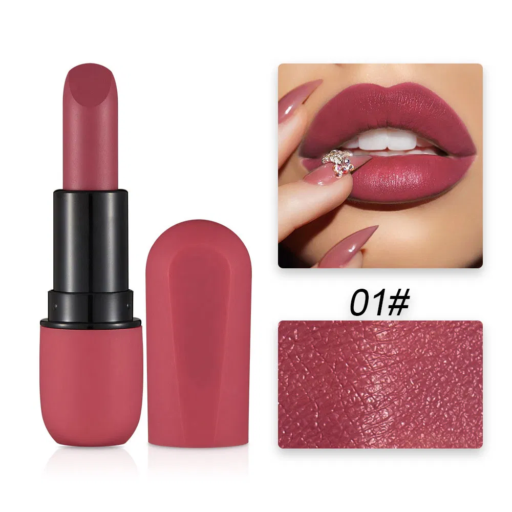 Wholesale OEM/ODM Long Lasting Non-Marking Moisturizing Velvet Lip Gloss Matte Lipstick
