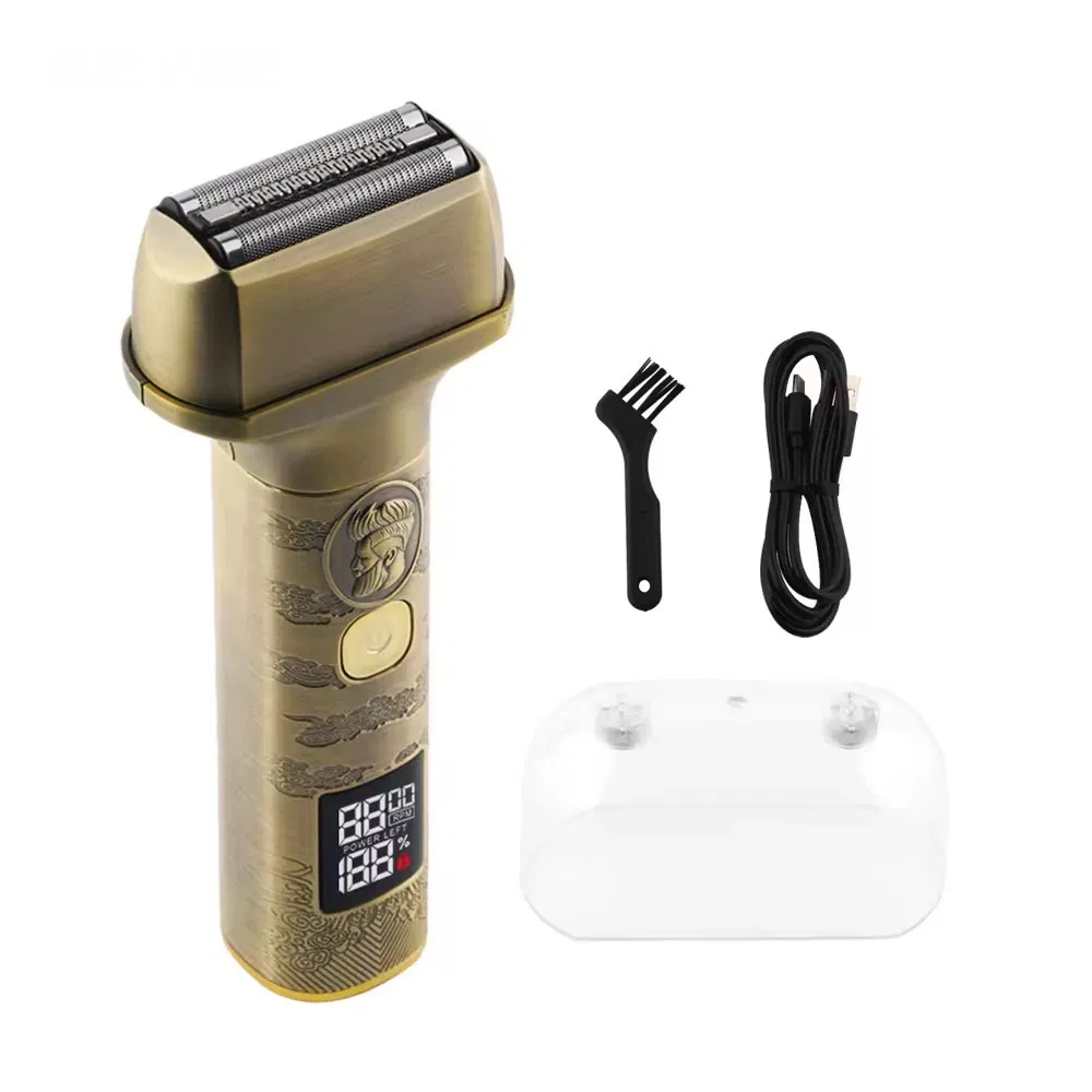 Triple Blade Floating Trimmer Head Li-ion Battery Electrical Razor Shaver