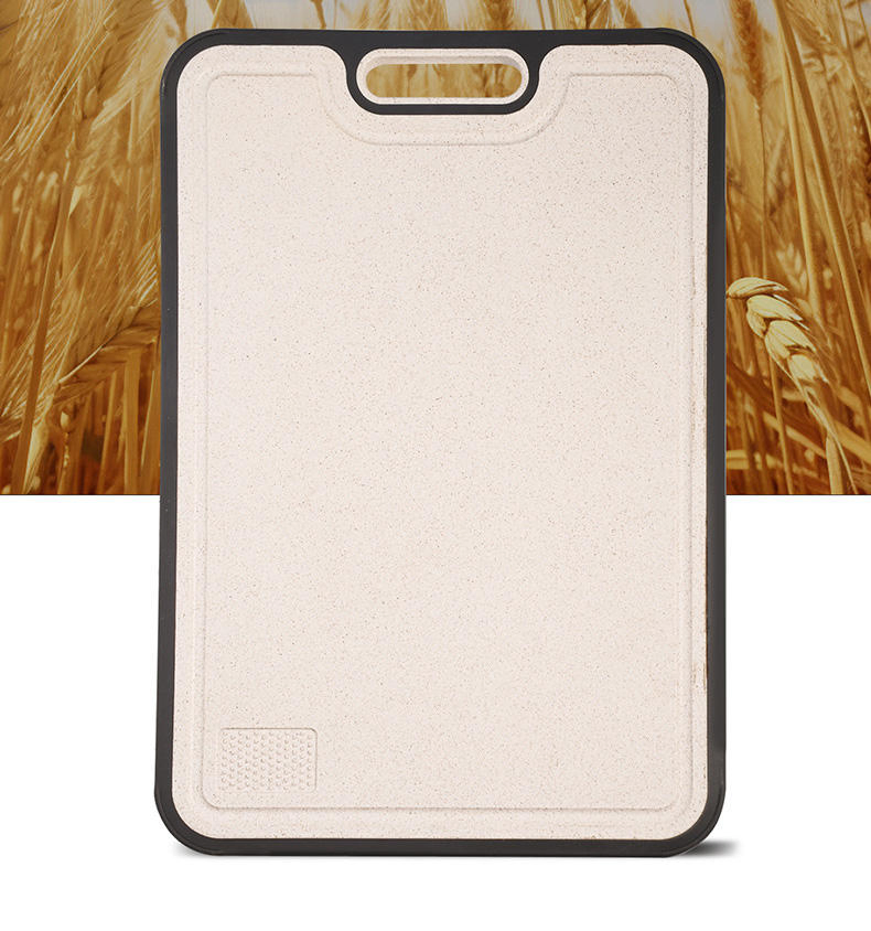 Titanium and Wheat Fiber Double-Sided Cutting Board Mildew-Resistant and Antibacterial Household Kitchenchop Board