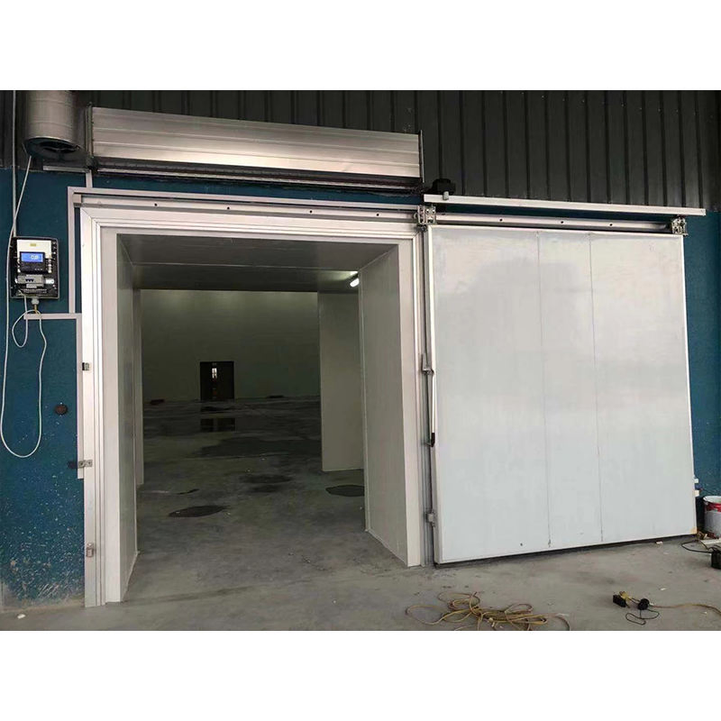 100/150mm Cold Room Door for Walk in Freezer Cooler, 1.5*2m Stainless Steel Sliding Door, Cold Room Sliding Door