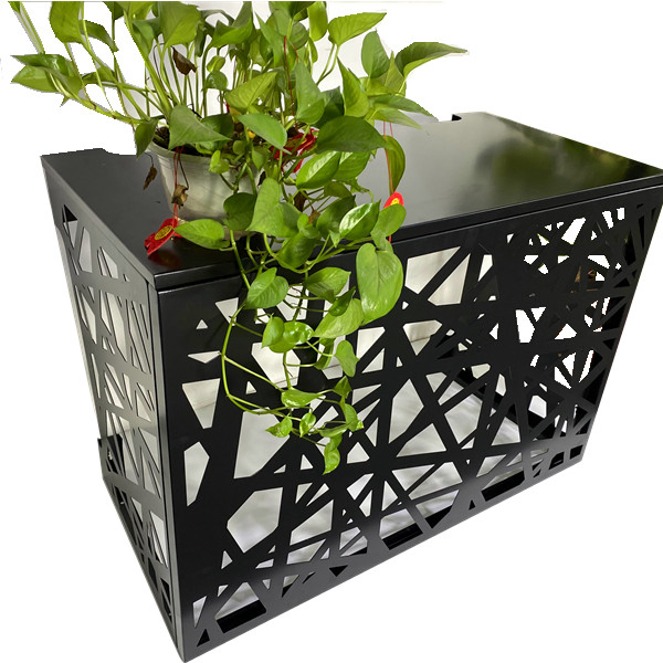Factory Price Aluminum Aircon Cover Louver Custom Size Protective Heatpump Cover