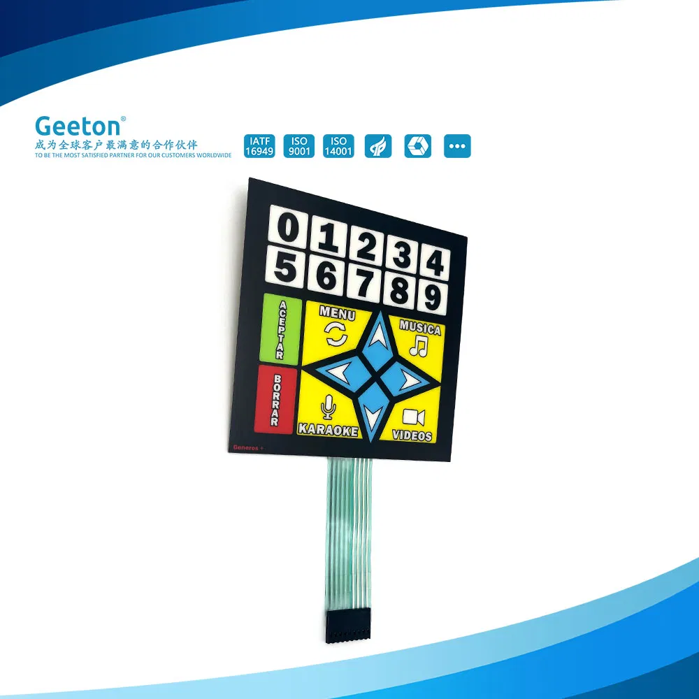 Мембранная клавиатура для игровых контроллеров