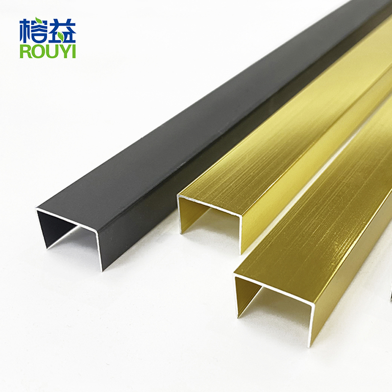 U Shape Ceramic Corner Tile Trim Aluminum Metal Tile Trim