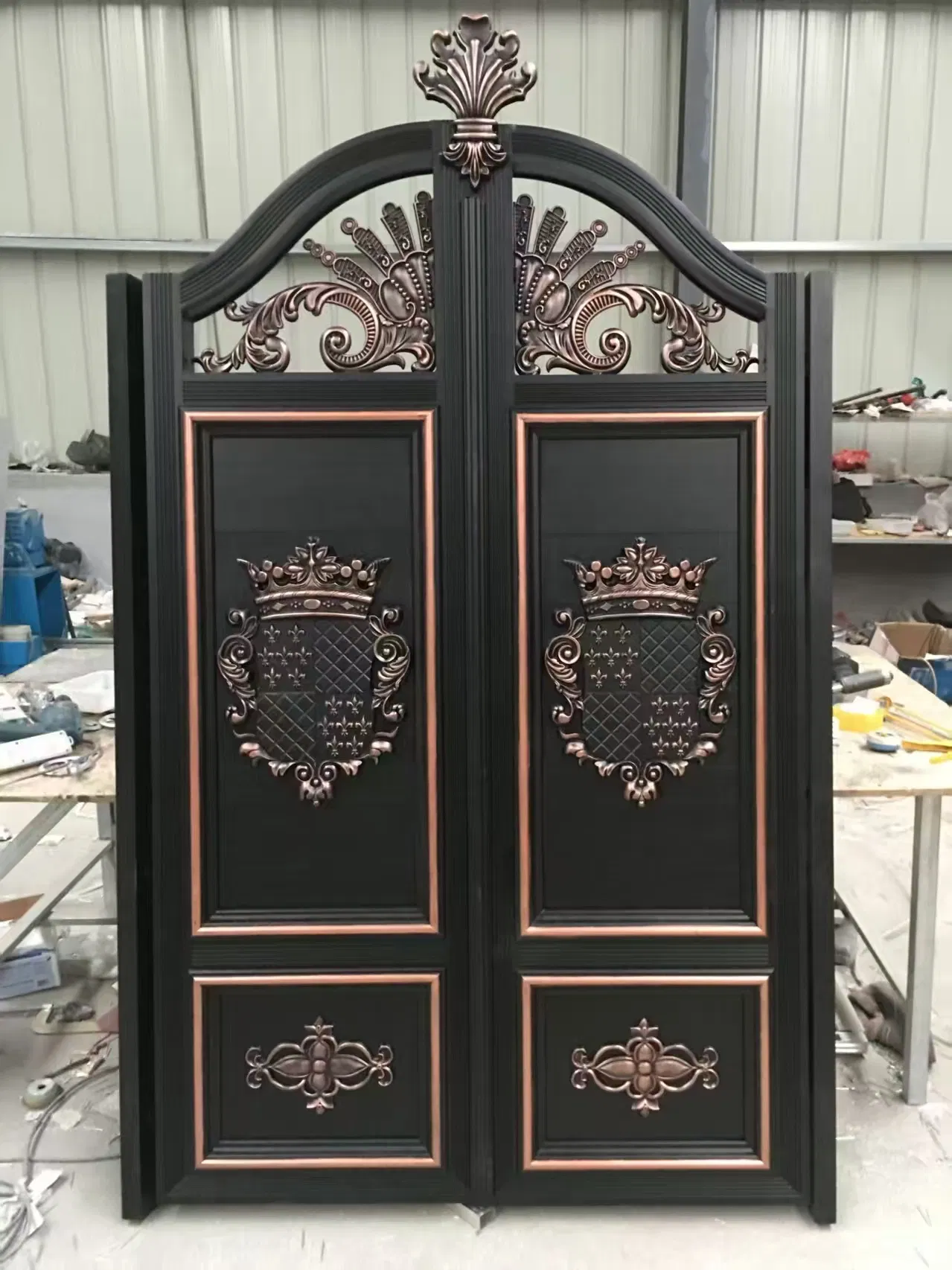 Metal Window Aluminum Alloy Aluminum Art Household Entrance Door