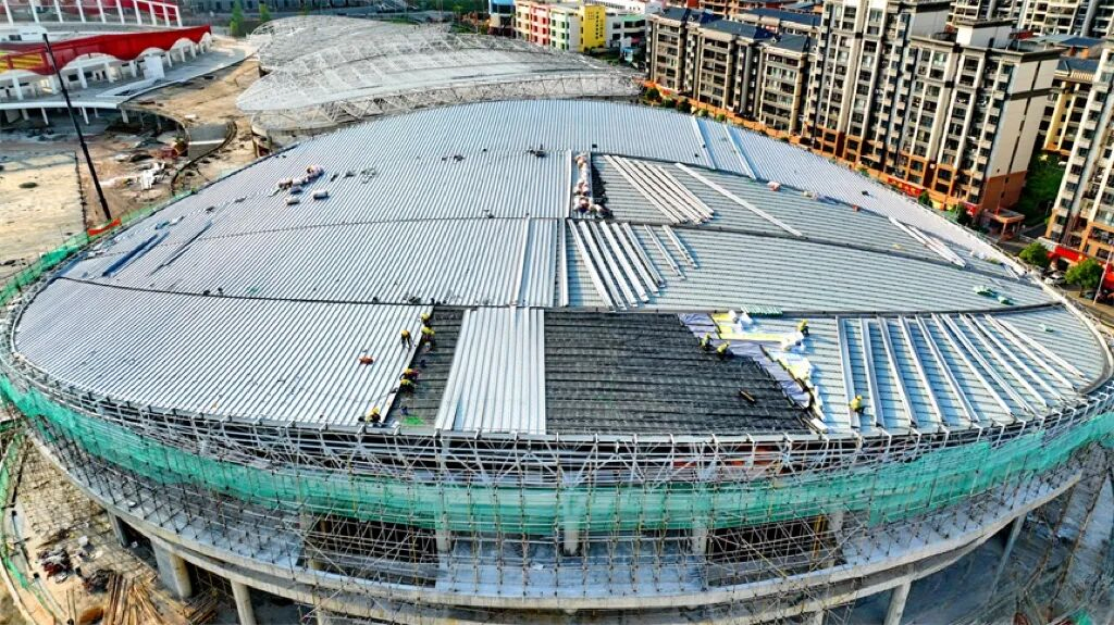 High-Quality Steel Space Frame Structure, High Strength, Good Stability, Suitable for Large-Span Buildings.